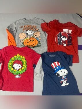 Peanuts Snoopy 4t holiday lot